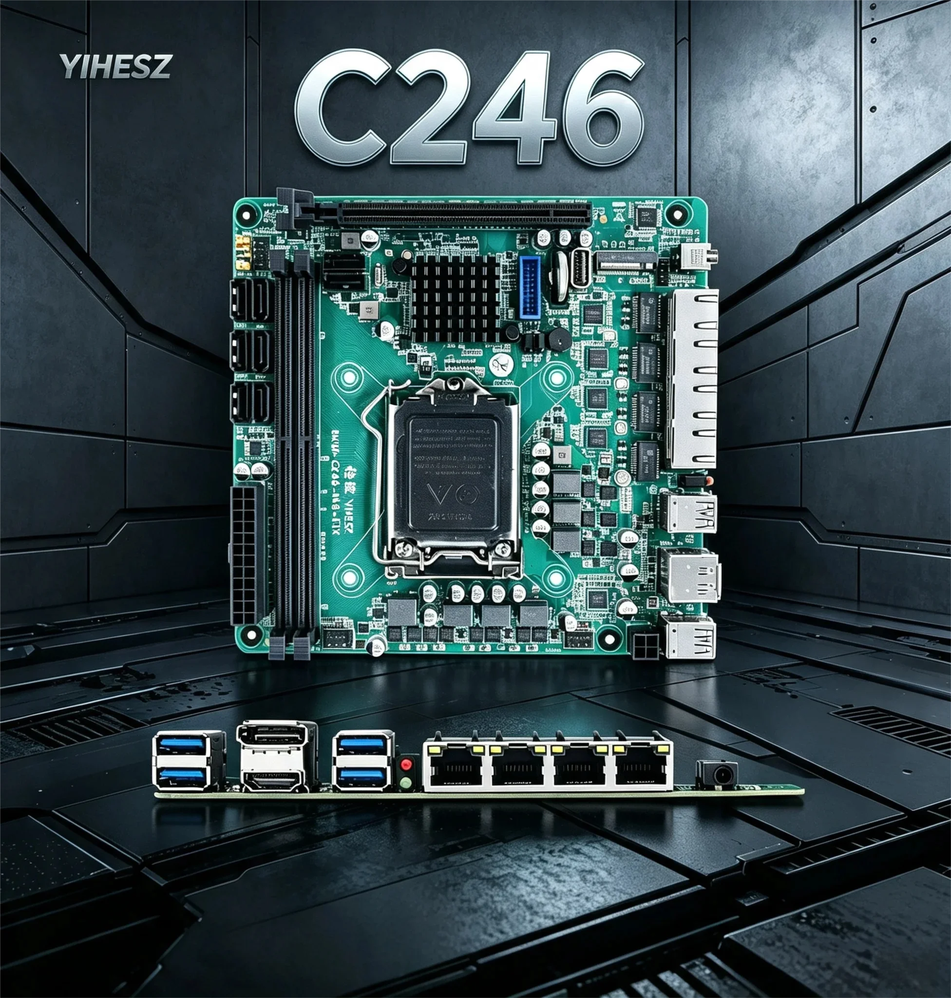 Nas Motherboard 8 Sata Mini Itx - C246 ITX NAS-Motherboard unterstützt 8. und
