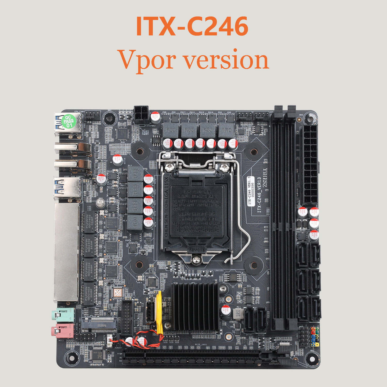 Nas Motherboard 8 Sata Mini Itx - C246 Mini-ITX Motherboard 8-Bay NAS Motherboard