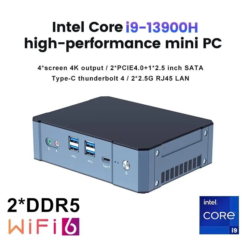 Intel Core I9 13900H Mini Pc - Intel Core i9 NUC Mini-Gaming-PC 13900H