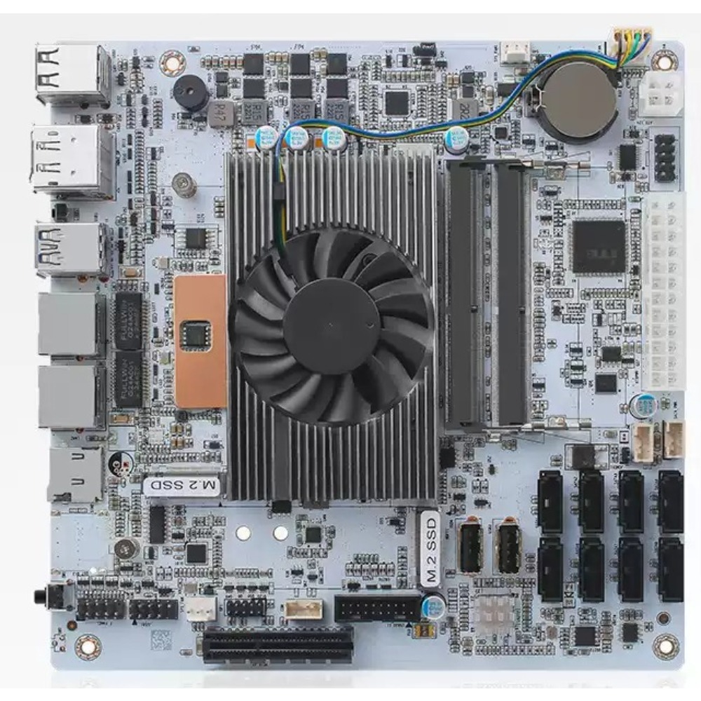Nas Motherboard 8 Sata Mini Itx - Mini-ITX Weißes M11 NAS-Motherboard I5-8265U 8