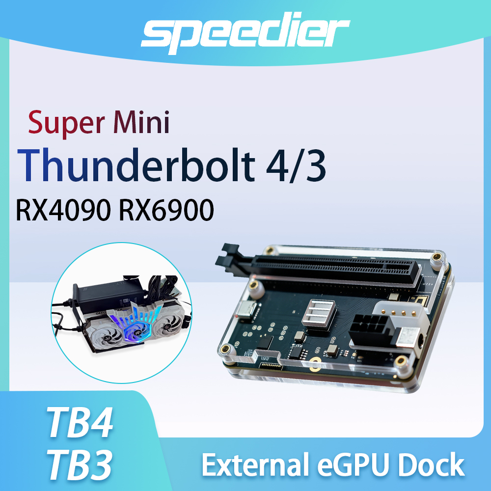 Thunderbolt 4 Egpu Dock Mini Pc - Thunderbolt 4 3 eGPU-Dock Externe GPU-Dockingstation