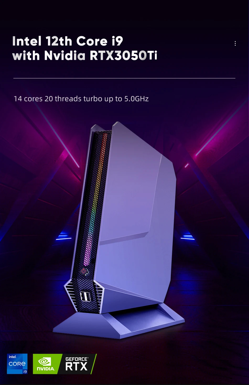 Intel Core I9 13900H Mini Pc - Gaming-PC mit Intel Core i9 13900H/12900H/i7