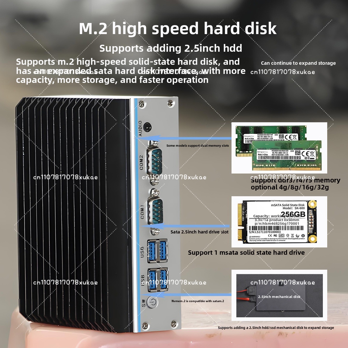 Fanless Industrial Pc Rs485 Core I7 - Mini Industrie-PC - Quad-Core N100/J1900/J6412, 12.