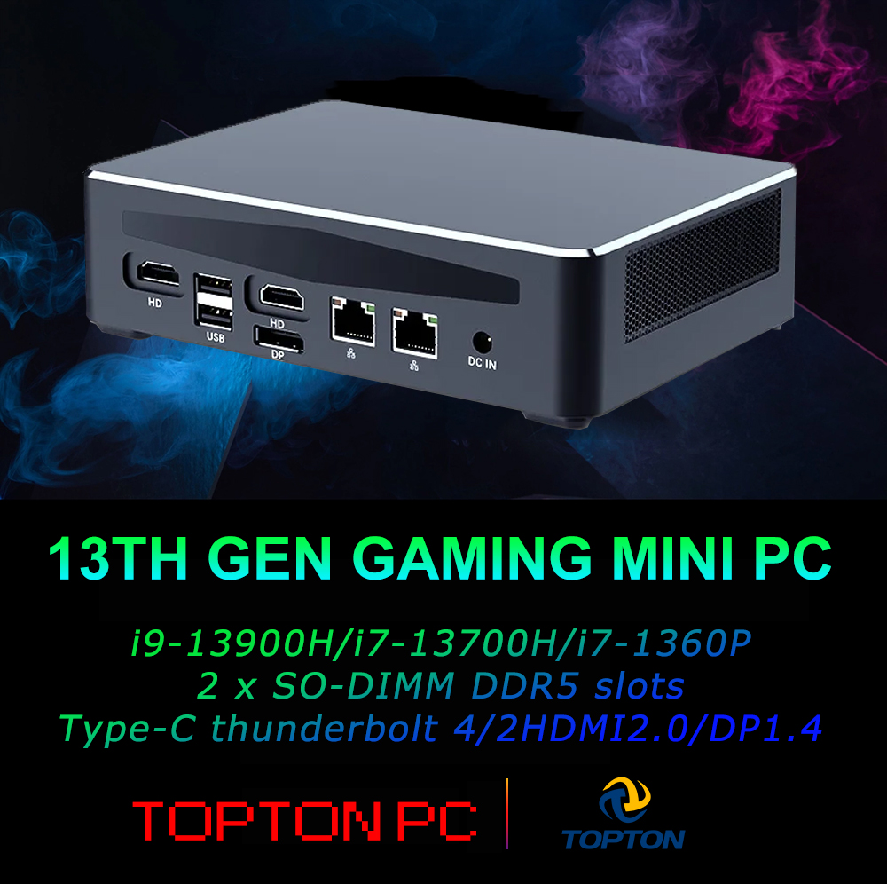 Intel Core I9 13900H Mini Pc - Leistungsstarker Desktop-Computer mit Core i9 13900H