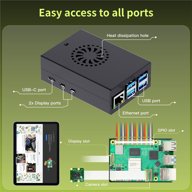 AS95-For Irasptek Starter Kit  – Raspberry Pi 5 8Gb Board Bewertung und Preis