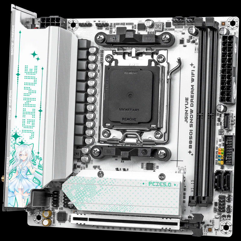 JGINYUE B850i Snow Dream WiFi  – Nas Motherboard 8 Sata Mini Itx Bewertung und Preis