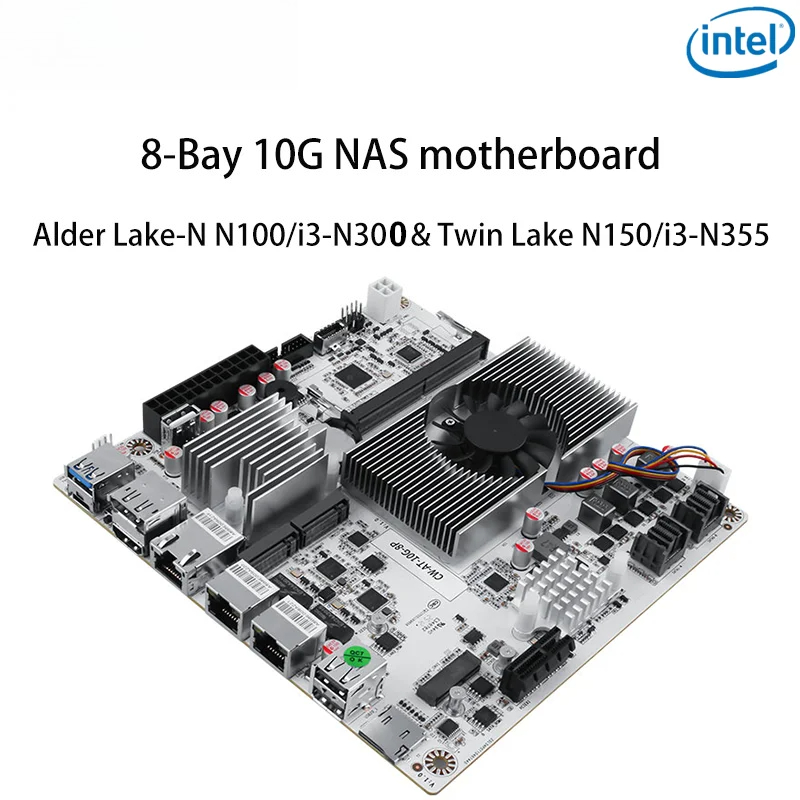 8-Bay 10G NAS Motherboard Inte – Nas Motherboard 8 Sata Mini Itx Bewertung und Preis