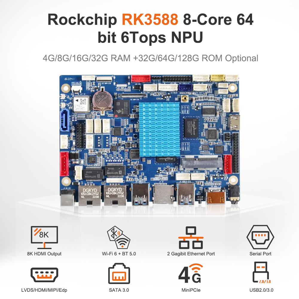 Rockchip RK3588 Entwicklungsbo – Rockchip Rk3588 Development Board Bewertung und Preis