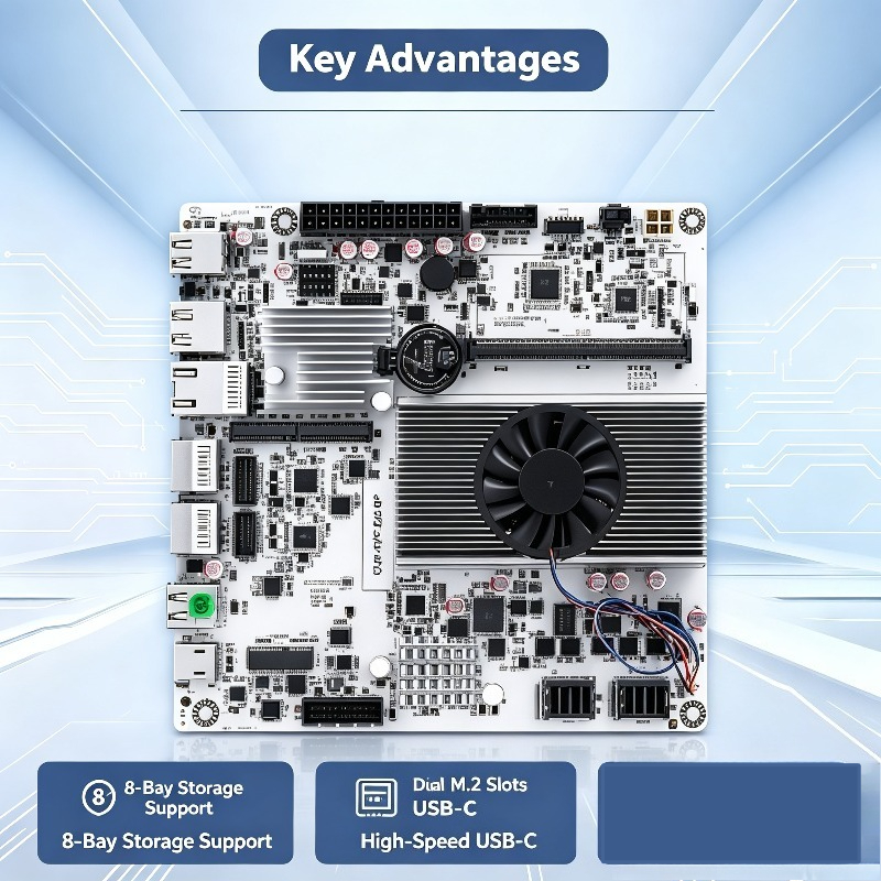 Mini-ITX-NAS-Motherboard mit N – Nas Motherboard 8 Sata Mini Itx Bewertung und Preis