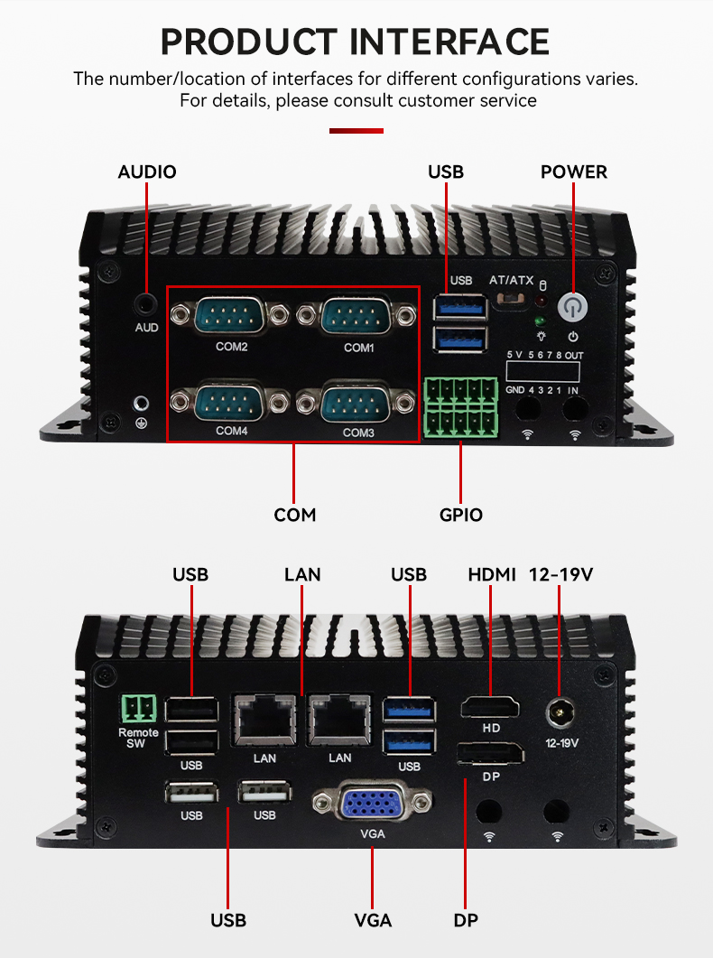 Quad Core N95 N97 Mini-PC RS48 – Fanless Industrial Pc Rs485 Core I7 Bewertung und Preis