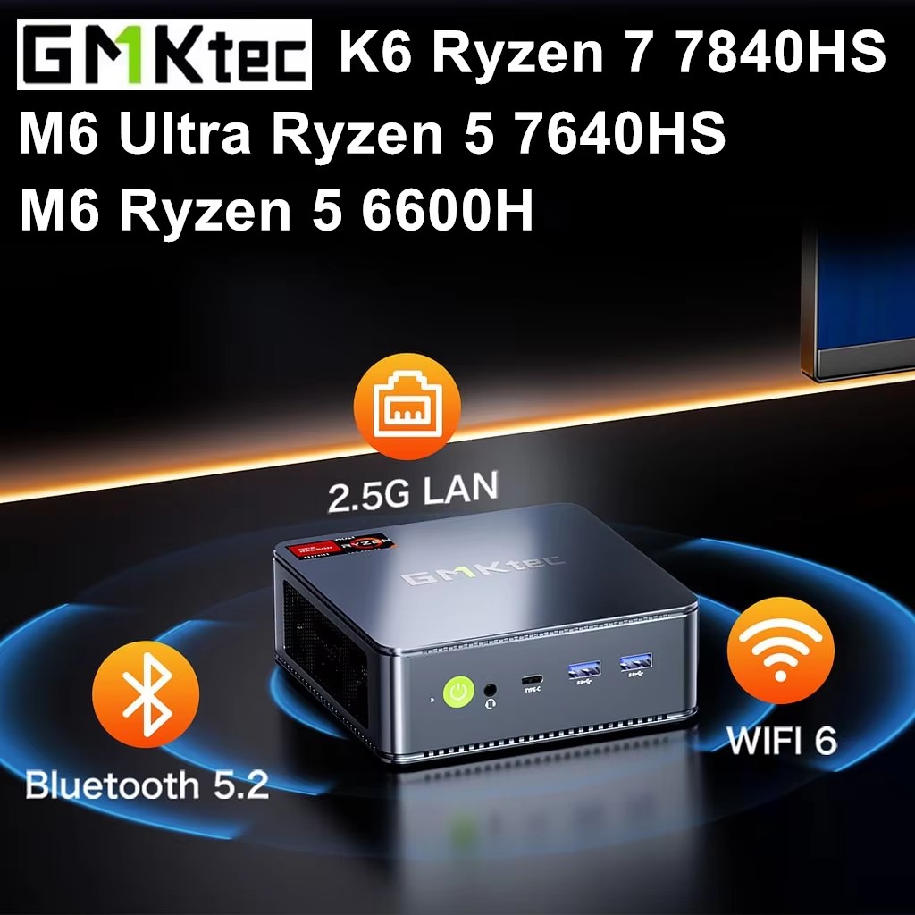 GMKtec Gaming Mini-PC K6 M6 Ul – Amd Ryzen 7 7840Hs Mini Pc Bewertung und Preis
