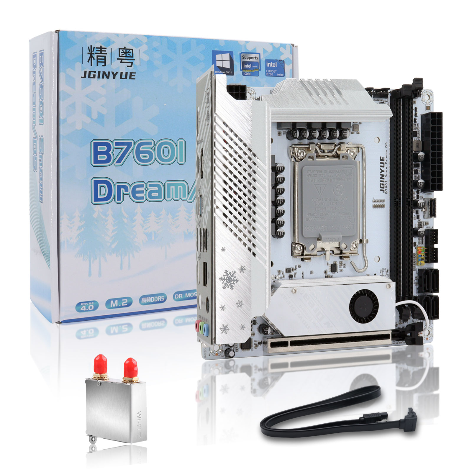 JGINYUE B760 Motherboard Mini  – Lga1700 Itx Motherboard Ddr5 Bewertung und Preis
