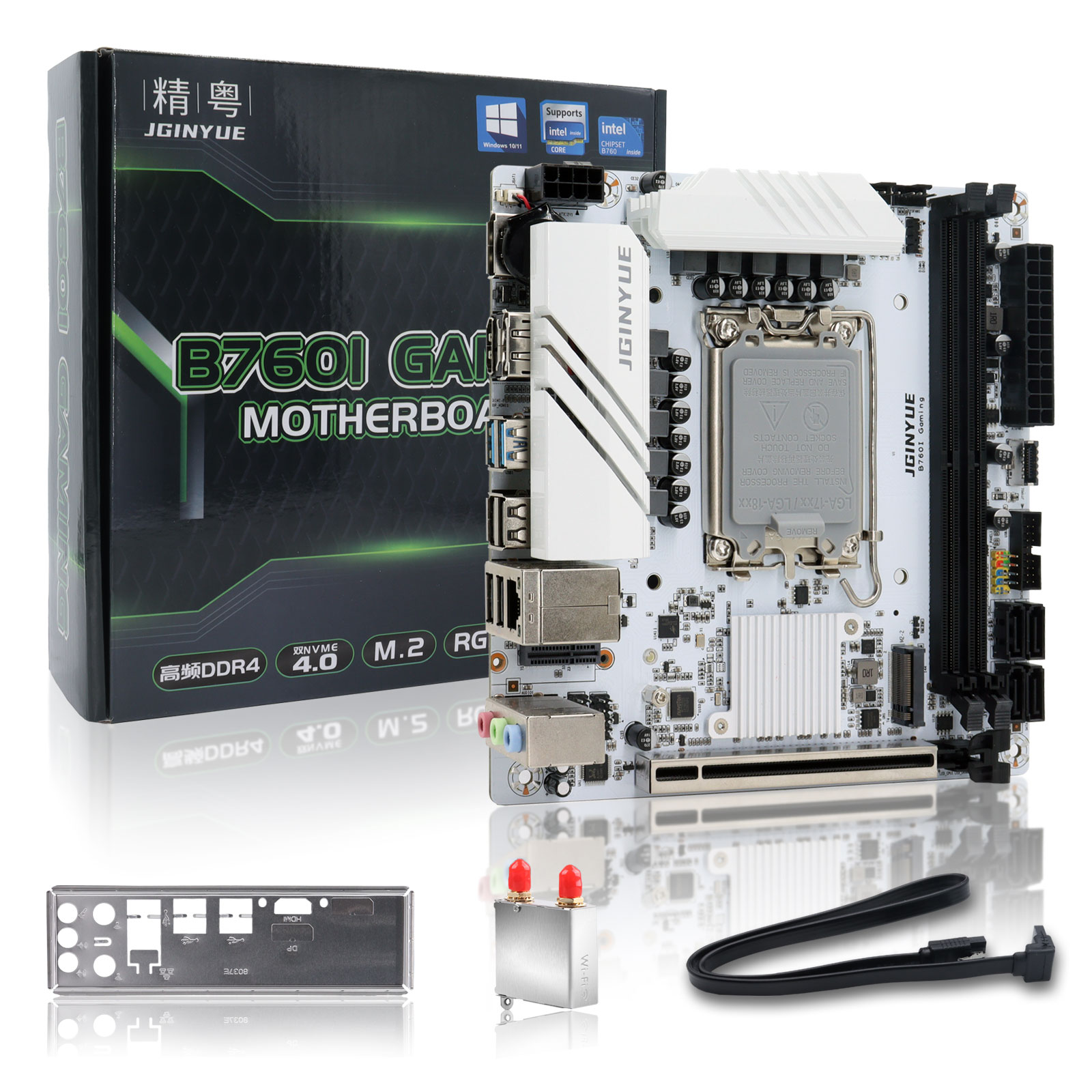 JGINYUE B760 Motherboard LGA 1 – Lga1700 Itx Motherboard Ddr5 Bewertung und Preis