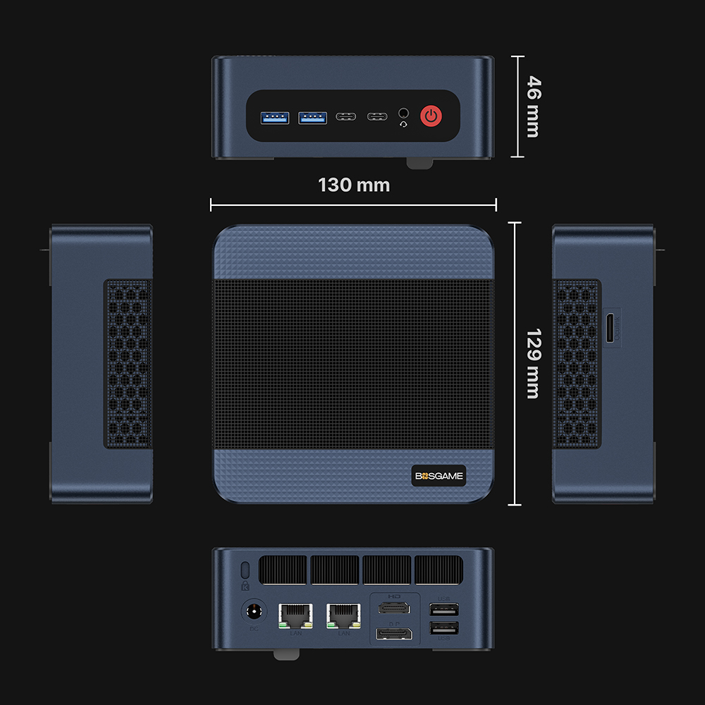 BOSGAME M4 Neo Mini-PC AMD Ryz – Amd Ryzen 7 7840Hs Mini Pc Bewertung und Preis