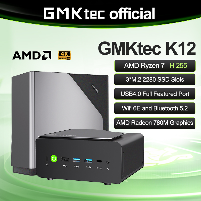 GMKtec K12 Mini-PC AMD Ryzen ™ – Oculink Egpu Mini Pc Bewertung und Preis